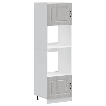 Armadi Forno 2 pz Kalmar Grigio Sonoma in Legno Multistrato | homemem39
