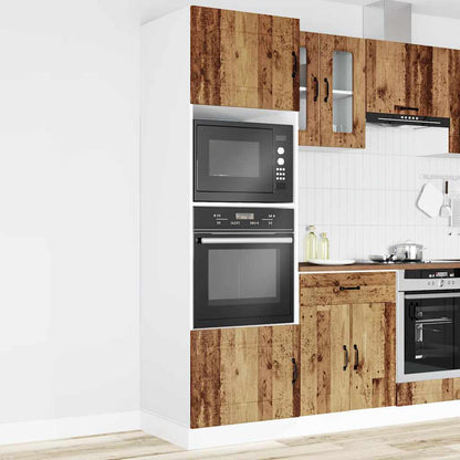 Armadi Forno 2 pz Lucca Legno Antico in Legno Multistrato - homemem39