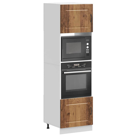 Armadi Forno 2 pz Lucca Legno Antico in Legno Multistrato - homemem39