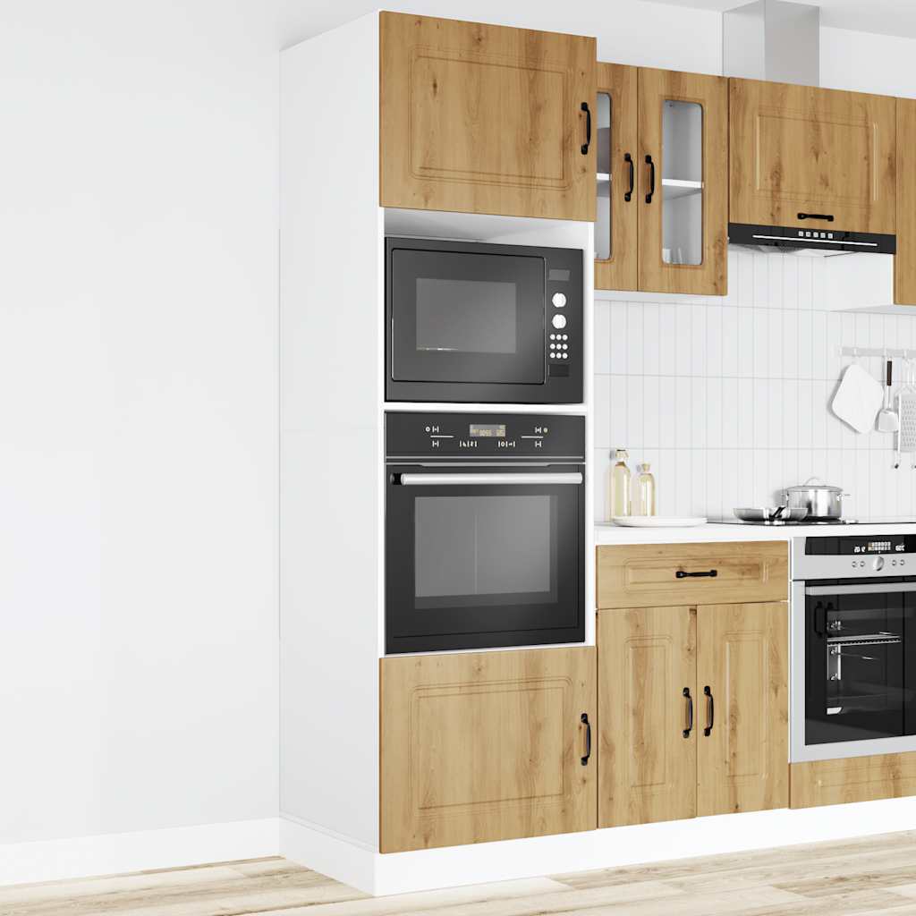 Armadi Forno 2 pz Lucca Rovere Artigianale in Legno Multistrato - homemem39