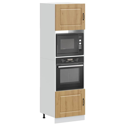 Armadi Forno 2 pz Kalmar Rovere Artigianale in Legno Multistrato | homemem39