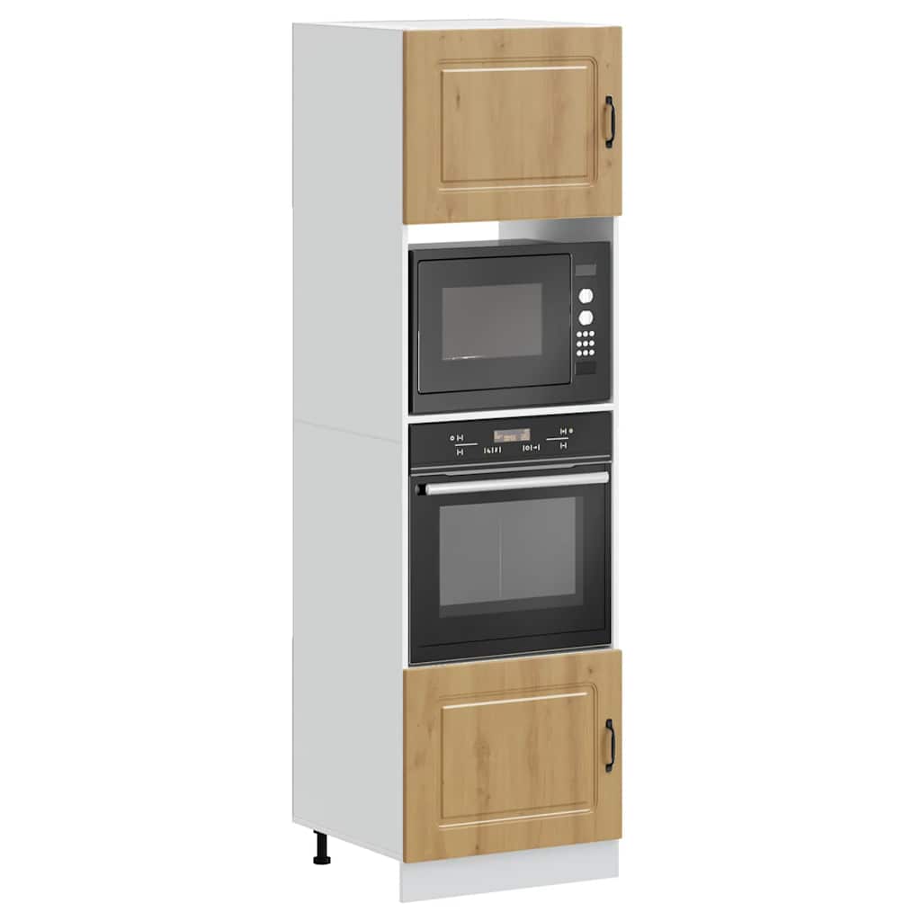 Armadi Forno 2 pz Lucca Rovere Artigianale in Legno Multistrato - homemem39