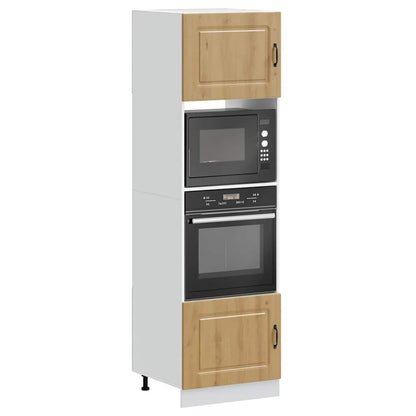 Armadi Forno 2 pz Lucca Rovere Artigianale in Legno Multistrato - homemem39