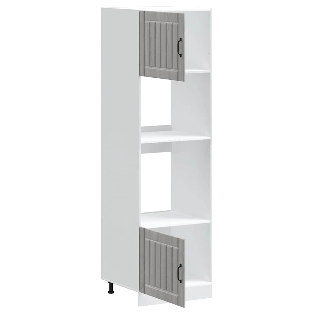 Armadi Forno 2 pz Kalmar Grigio Sonoma in Legno Multistrato | homemem39