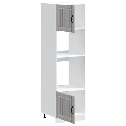 Armadi Forno 2 pz Kalmar Grigio Sonoma in Legno Multistrato - homemem39