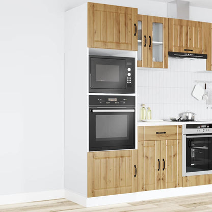 Armadi Forno 2pz Lucca Rovere Artigianale in Legno Multistrato | homemem39