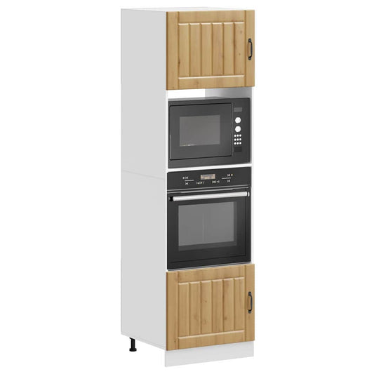 Armadi Forno 2pz Kalmar Rovere Artigianale in Legno Multistrato - homemem39
