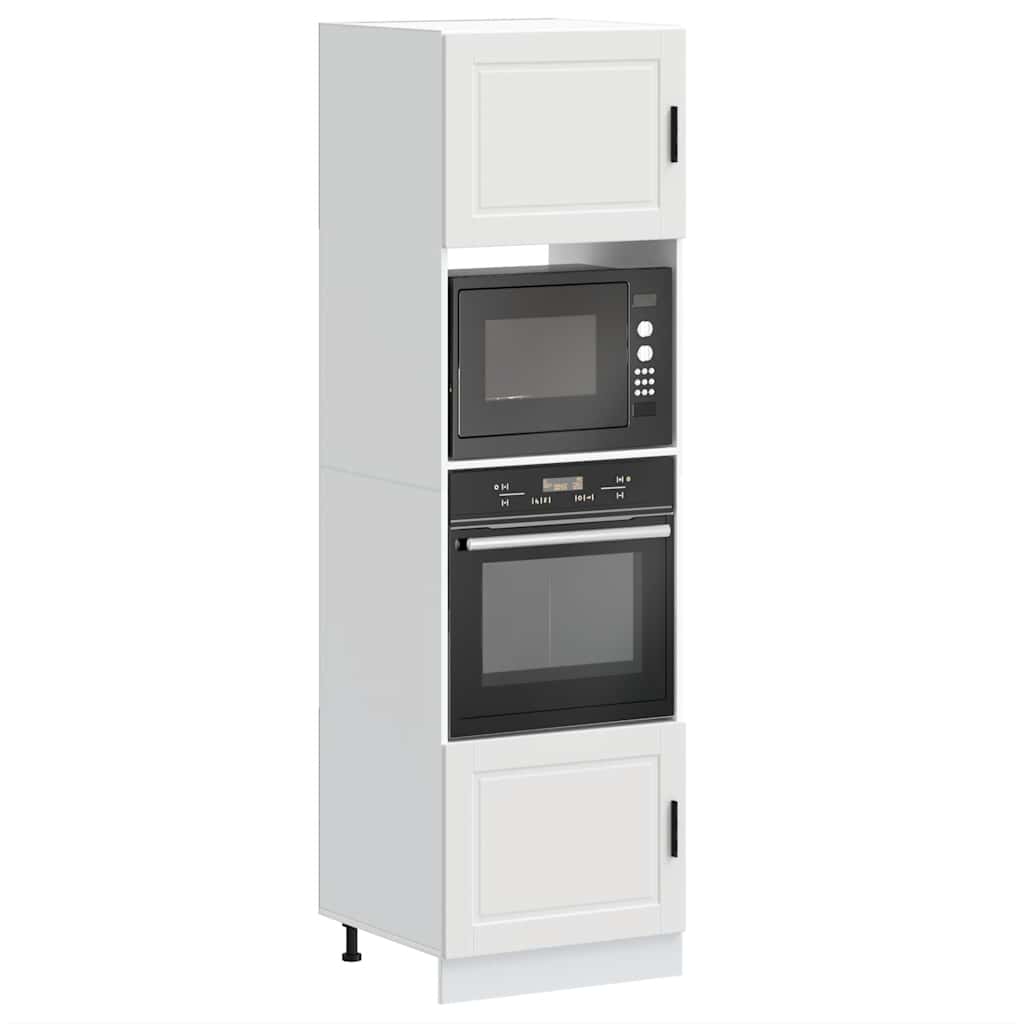 Armadi Forno 2 pz Porto Bianchi in Legno Multistrato | homemem39