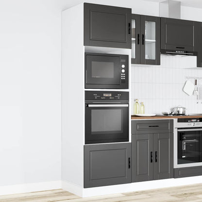 Armadi Forno 2 pz Porto Neri in Legno Multistrato - homemem39