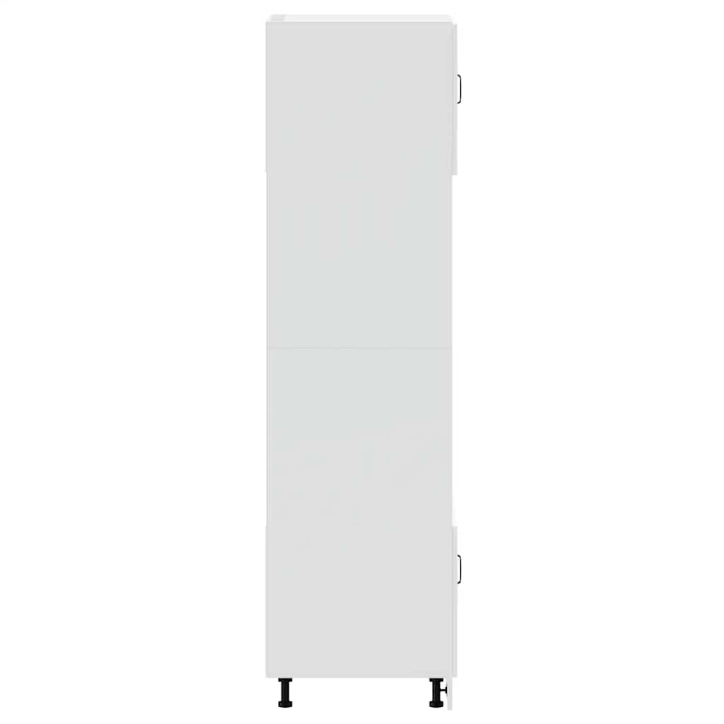 Armadi Forno 2 pz Porto Bianchi Lucido in Legno Multistrato - homemem39