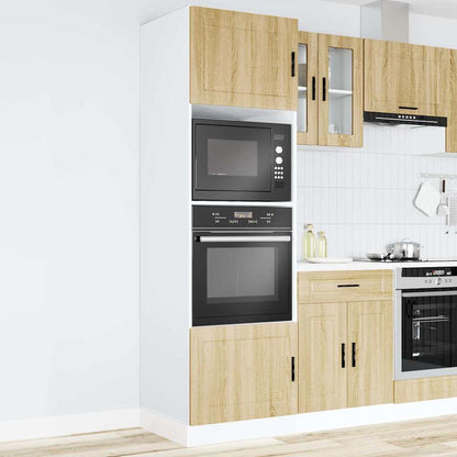 Armadi Forno 2 pz Porto Rovere Sonoma in Legno Multistrato | homemem39