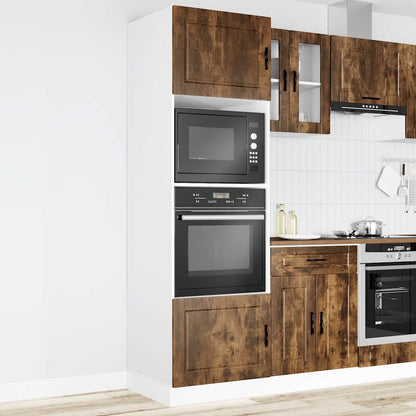 Armadi Forno 2 pz Porto Rovere Fumo in Legno Multistrato - homemem39