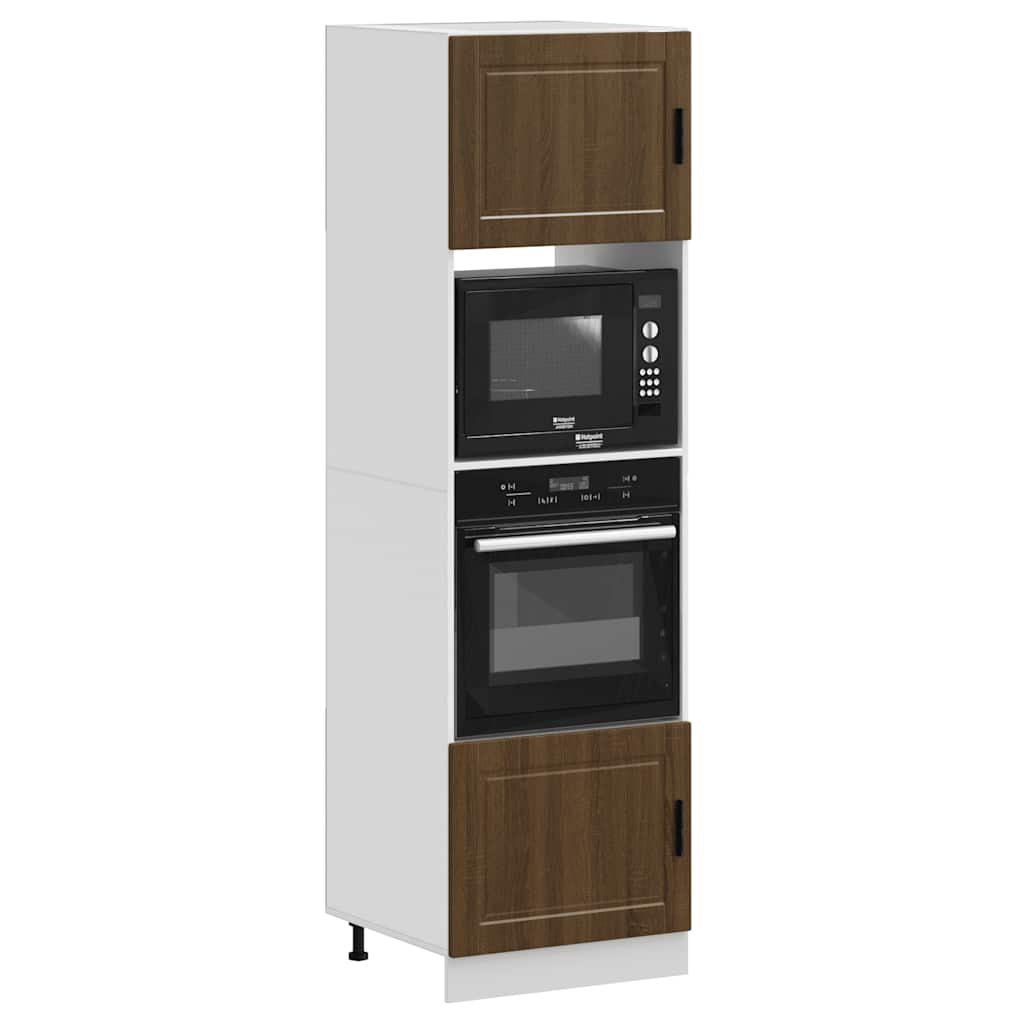 Armadi Forno 2 pz Porto in legno multistrato