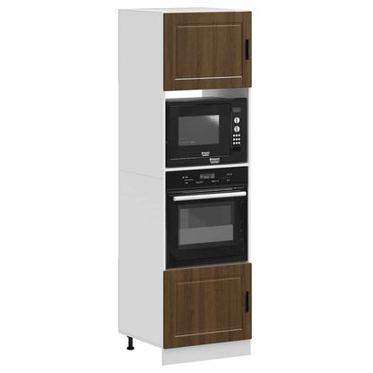 Armadi Forno 2 pz Porto in legno multistrato