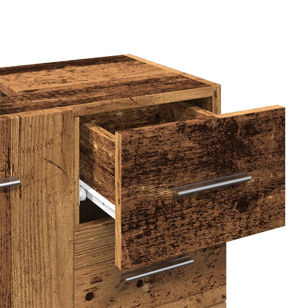 Mobile Sottolavabo Legno Vecchio 63x30x54 cm in Truciolato | homemem39