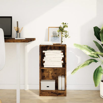 Libreria Rovere Fumo 40x24x76 cm in Truciolato | homemem39
