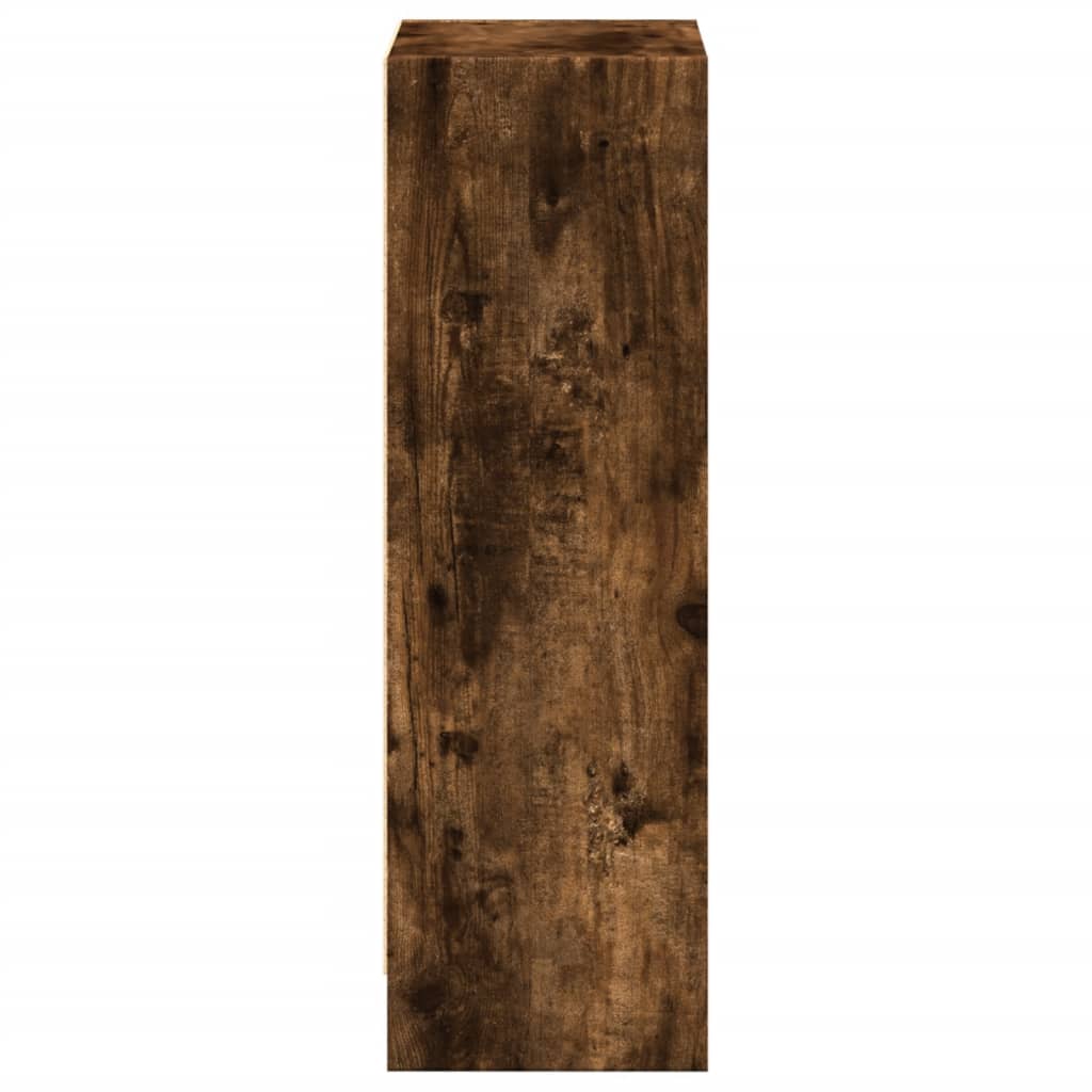 Libreria Rovere Fumo 40x24x76 cm in Truciolato | homemem39