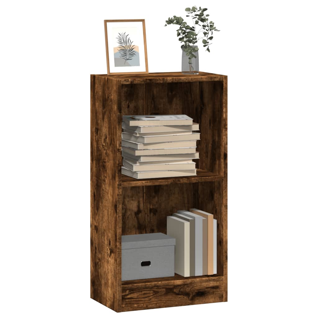 Libreria Rovere Fumo 40x24x76 cm in Truciolato | homemem39