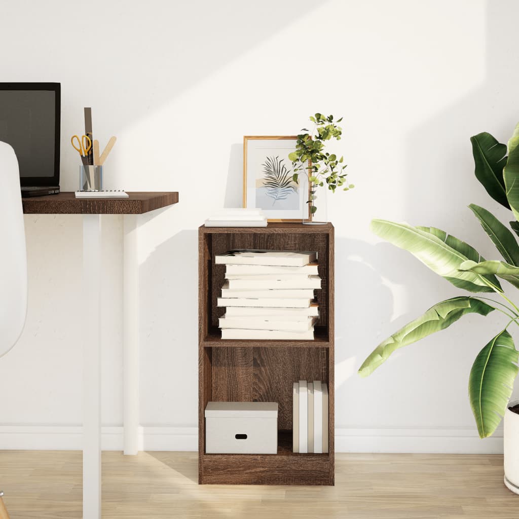 Libreria Rovere Marrone 40x24x76 cm in Legno Multistrato | homemem39