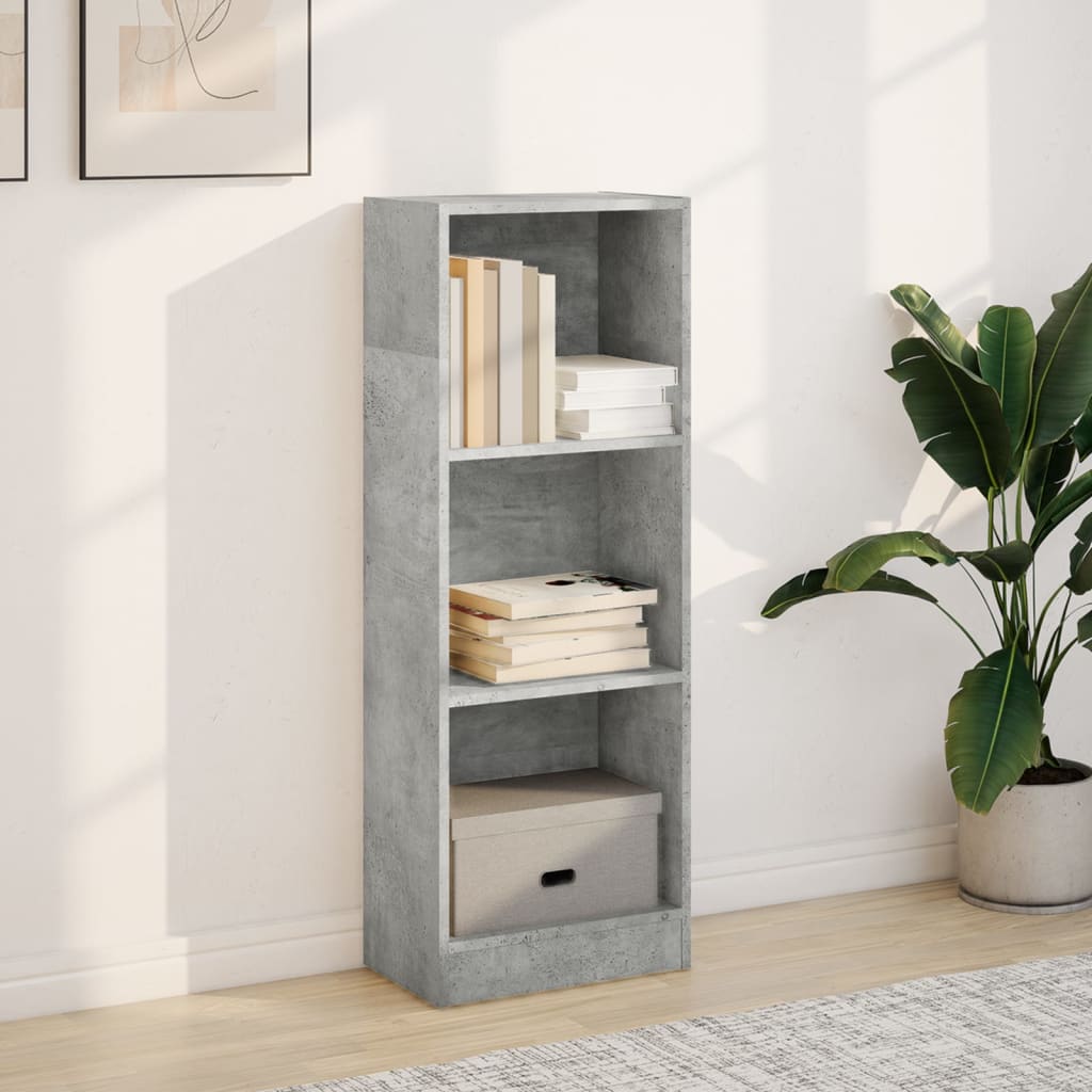 Libreria Grigio Cemento 40x24x109 cm in Truciolato | homemem39