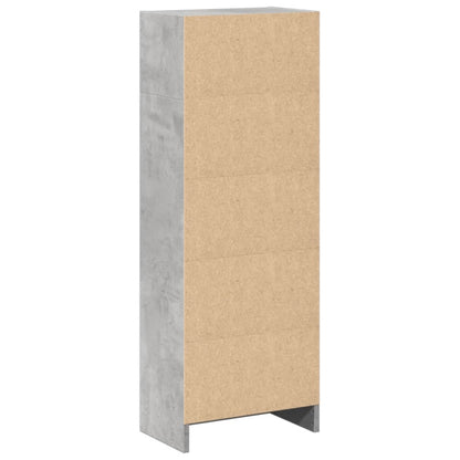 Libreria Grigio Cemento 40x24x109 cm in Truciolato | homemem39
