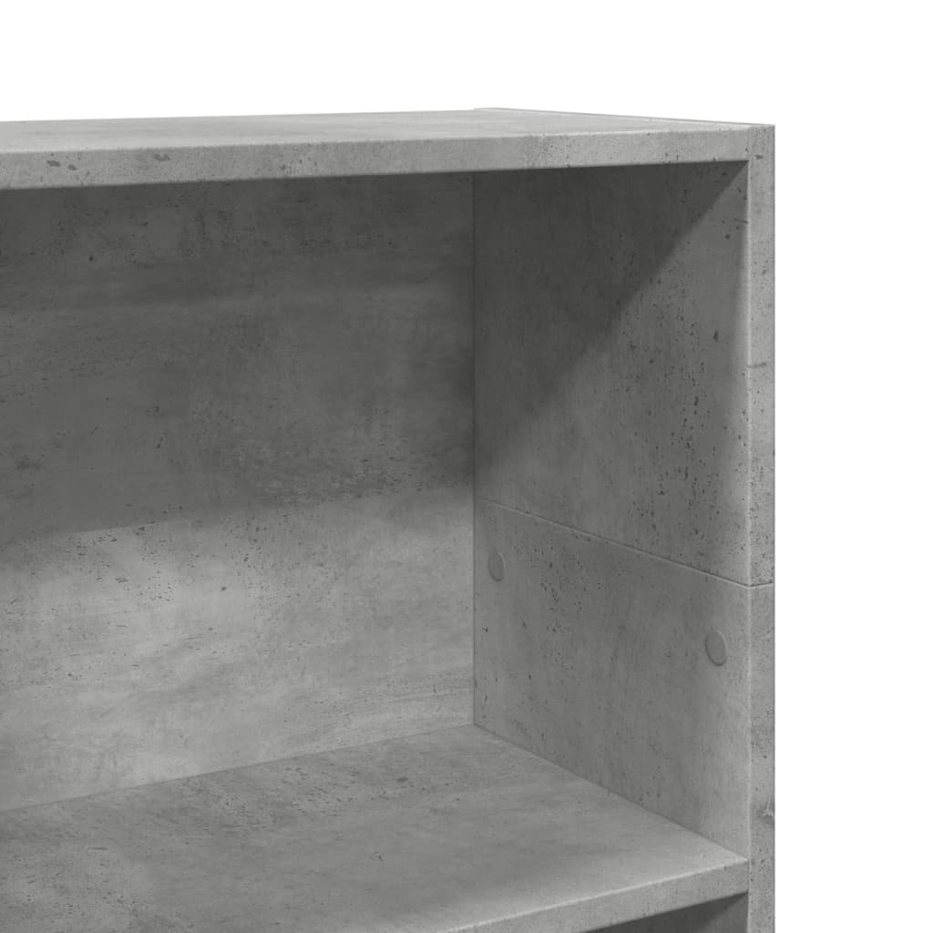Libreria Grigio Cemento 40x24x109 cm in Truciolato | homemem39
