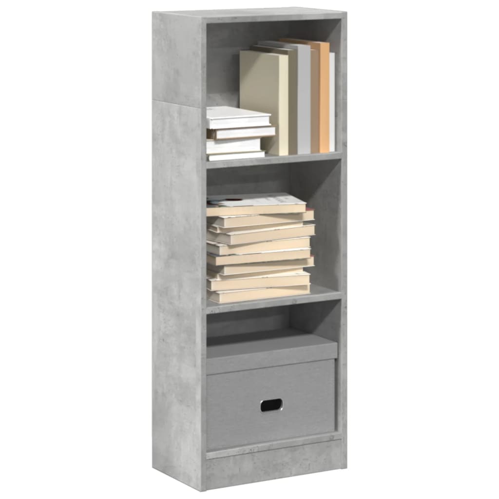 Libreria Grigio Cemento 40x24x109 cm in Truciolato | homemem39