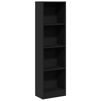 Libreria Nera 40x24x143 cm in Truciolato | homemem39