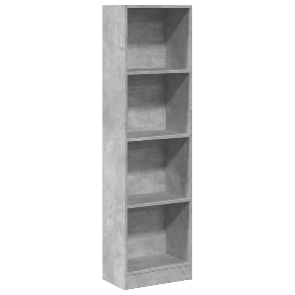 Libreria Grigio Cemento 40x24x143 cm in Truciolato | homemem39