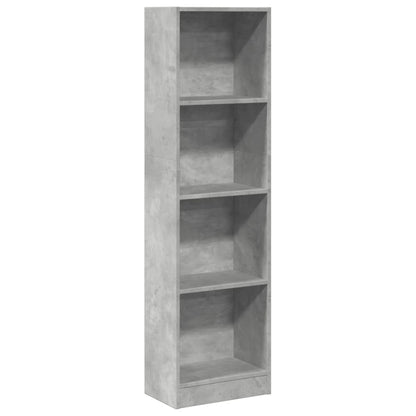 Libreria Grigio Cemento 40x24x143 cm in Truciolato | homemem39