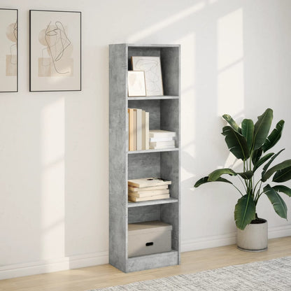Libreria Grigio Cemento 40x24x143 cm in Truciolato | homemem39