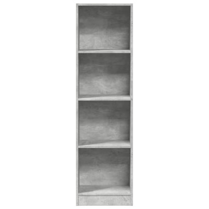 Libreria Grigio Cemento 40x24x143 cm in Truciolato | homemem39