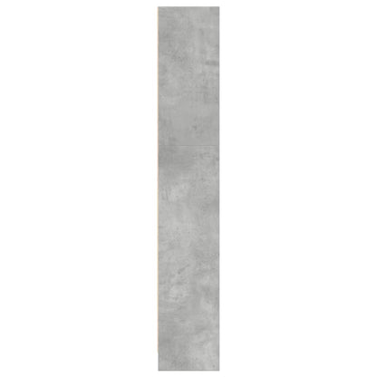 Libreria Grigio Cemento 40x24x143 cm in Truciolato | homemem39
