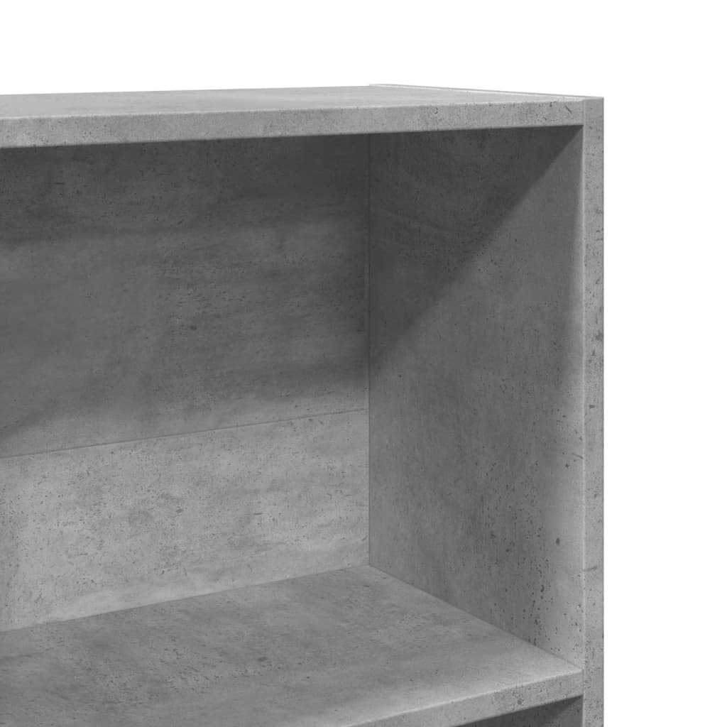 Libreria Grigio Cemento 40x24x143 cm in Truciolato | homemem39
