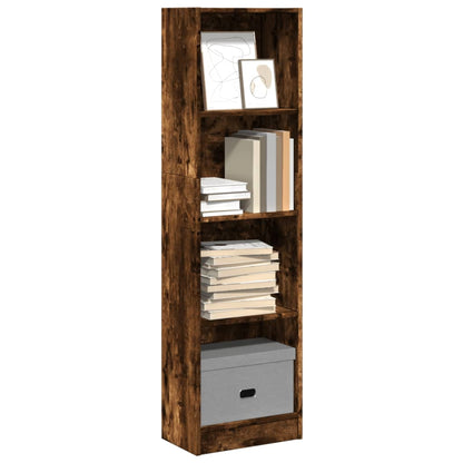 Libreria Rovere Fumo 40x24x143 cm in Truciolato | homemem39