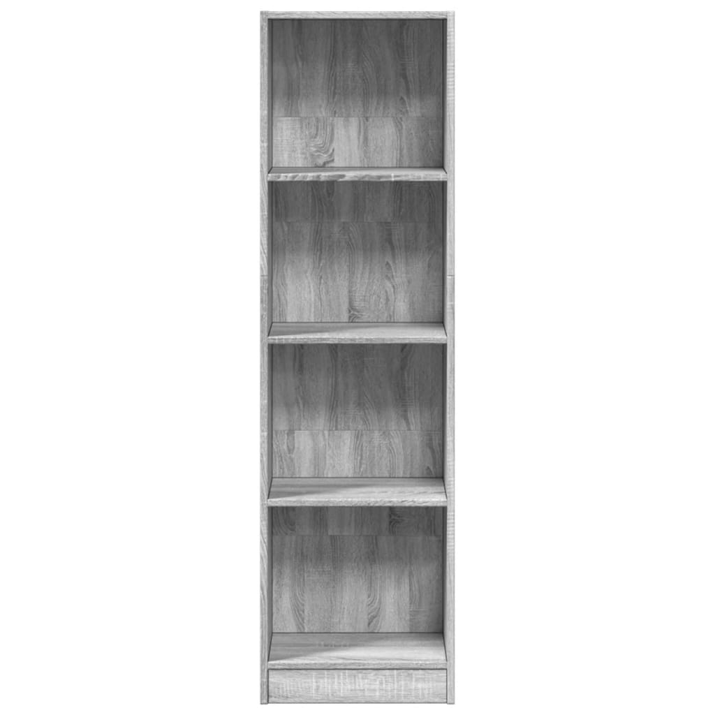 Libreria Grigio Sonoma 40x24x143 cm in Legno Multistrato | homemem39