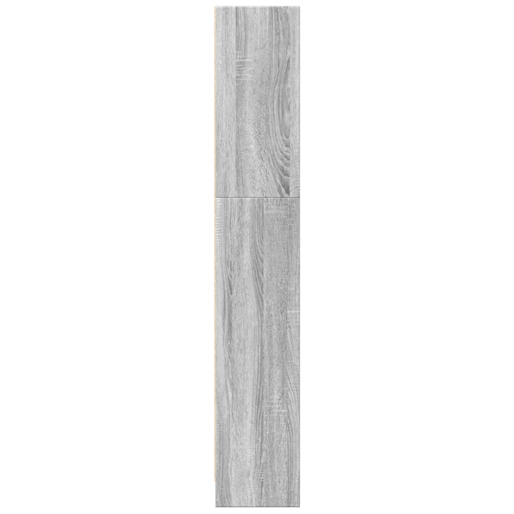 Libreria Grigio Sonoma 40x24x143 cm in Legno Multistrato | homemem39
