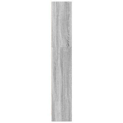 Libreria Grigio Sonoma 40x24x143 cm in Legno Multistrato | homemem39