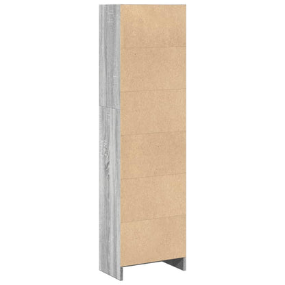 Libreria Grigio Sonoma 40x24x143 cm in Legno Multistrato | homemem39