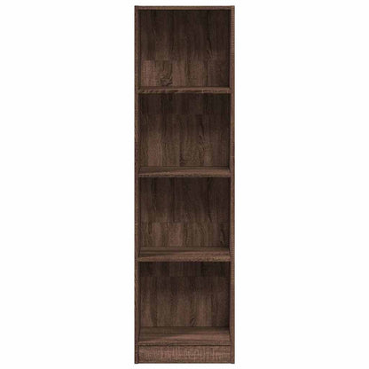 Libreria Rovere Marrone 40x24x143 cm in Legno Multistrato | homemem39