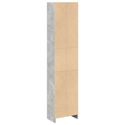 Libreria Grigio Cemento 40x24x176 cm in Legno Multistrato | homemem39