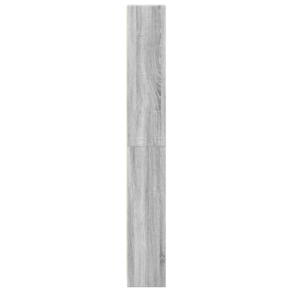 Libreria Grigio Sonoma 40x24x176 cm in Legno Multistrato | homemem39