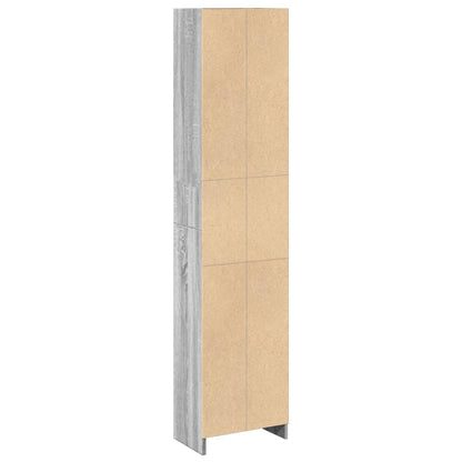 Libreria Grigio Sonoma 40x24x176 cm in Legno Multistrato | homemem39