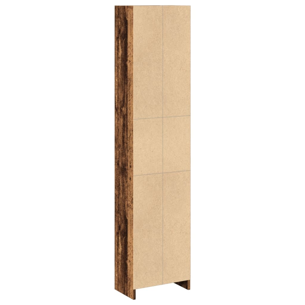 Libreria Legno Antico 40x24x176 cm in Legno Multistrato | homemem39