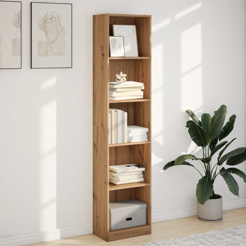 Libreria Artigianale Rovere 40x24x176 cm Legno ingegnerizzato | homemem39