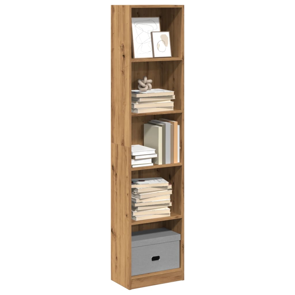 Libreria Artigianale Rovere 40x24x176 cm Legno ingegnerizzato | homemem39