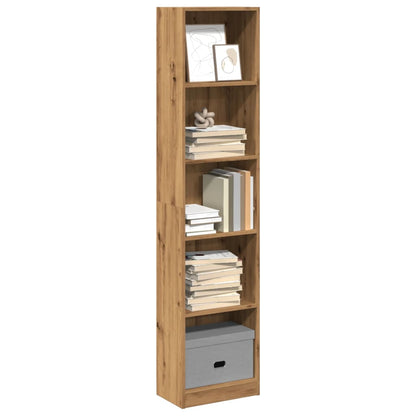 Libreria Artigianale Rovere 40x24x176 cm Legno ingegnerizzato | homemem39
