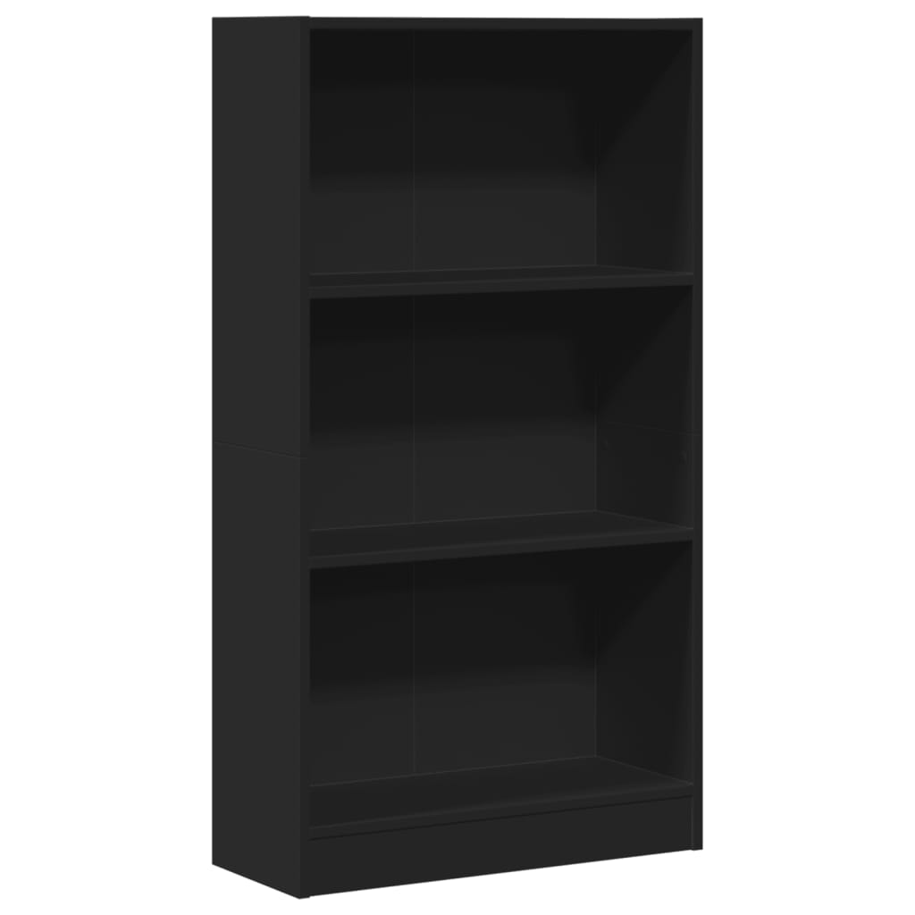 Libreria Nera 60x24x109 cm in Truciolato | homemem39