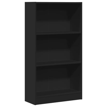 Libreria Nera 60x24x109 cm in Truciolato | homemem39