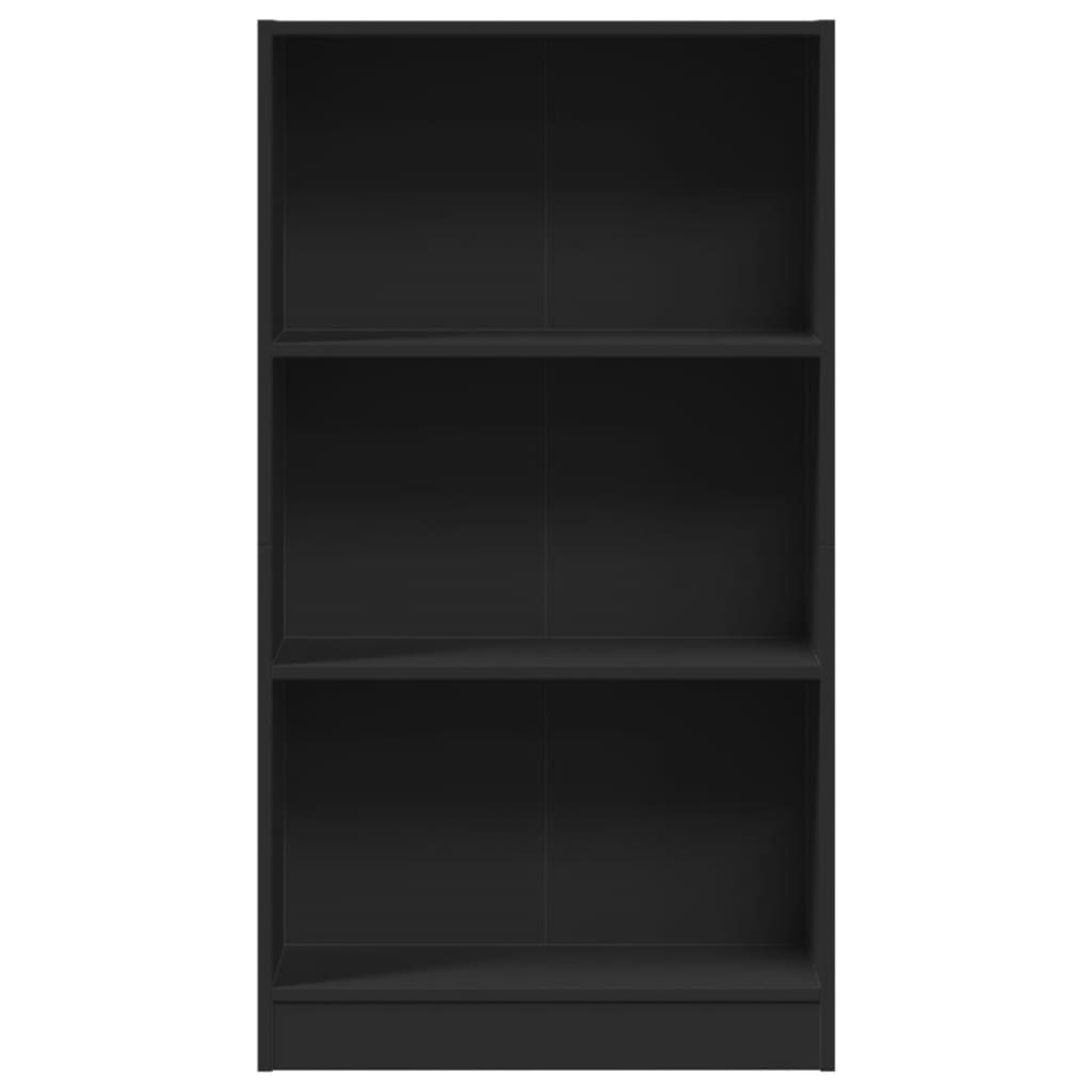 Libreria Nera 60x24x109 cm in Truciolato | homemem39